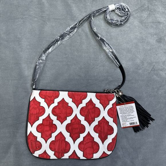Brighton Love Dove Pouch Red Christmas Crossbody Purse Bag NWT NEW With Tags - Picture 5 of 8